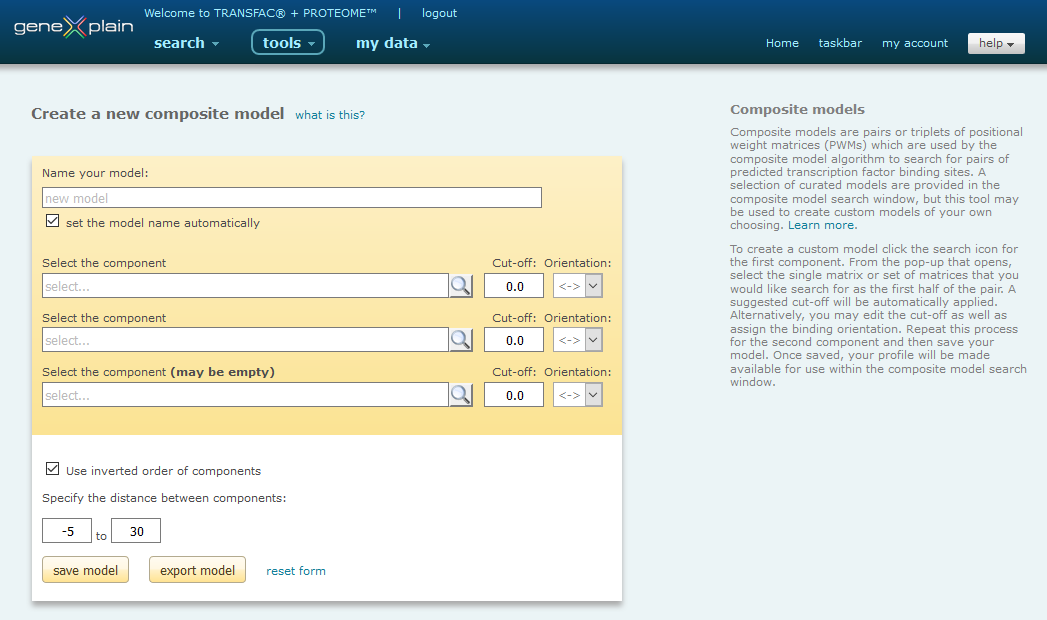 Composite Model Editor