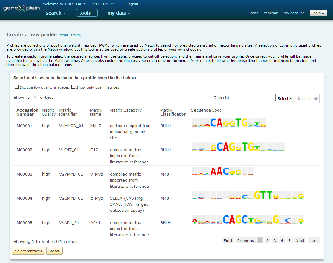 Match Profiler